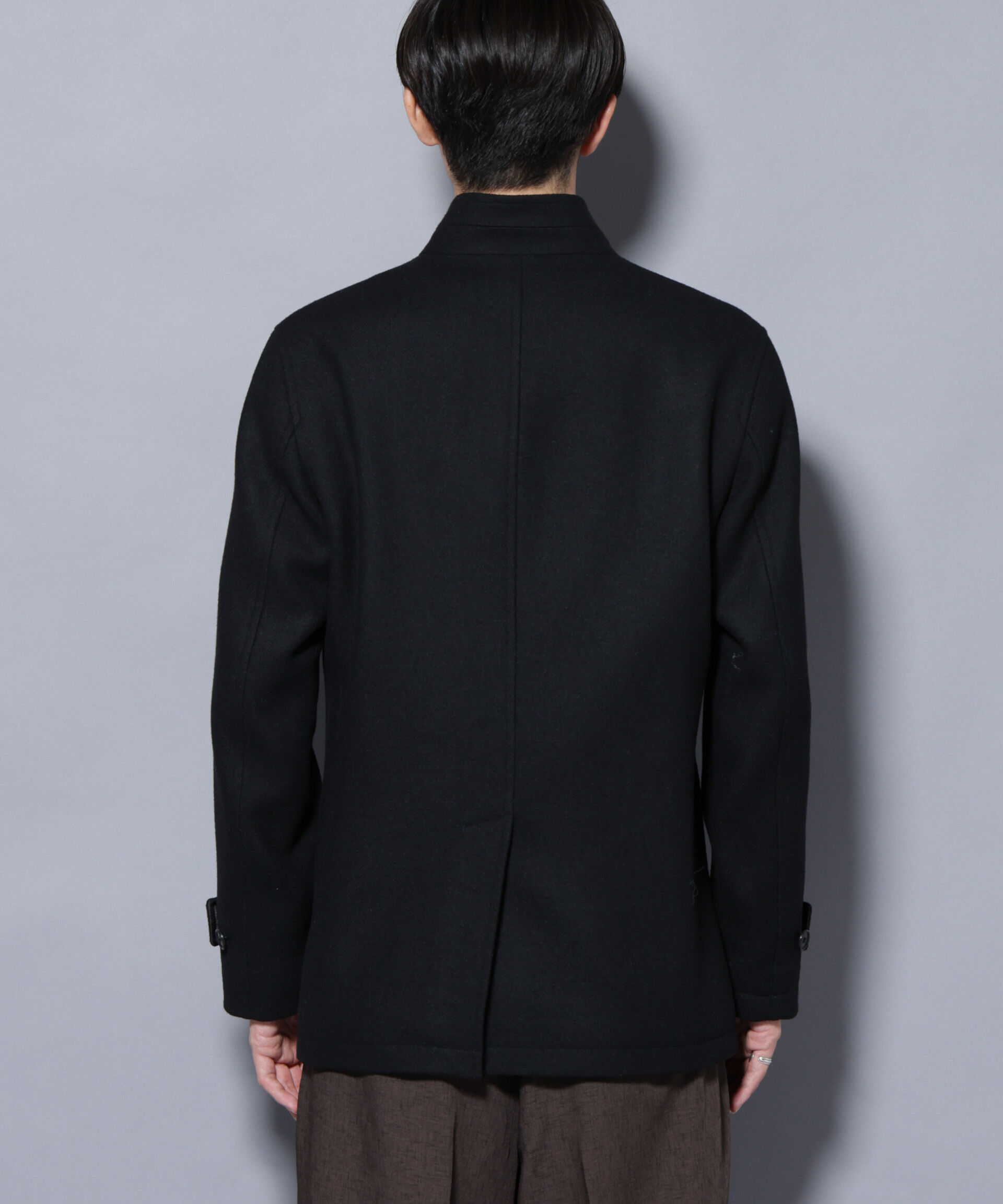 nano･universe「ウール/Nメルトンスタンドカラーコート」|その他|