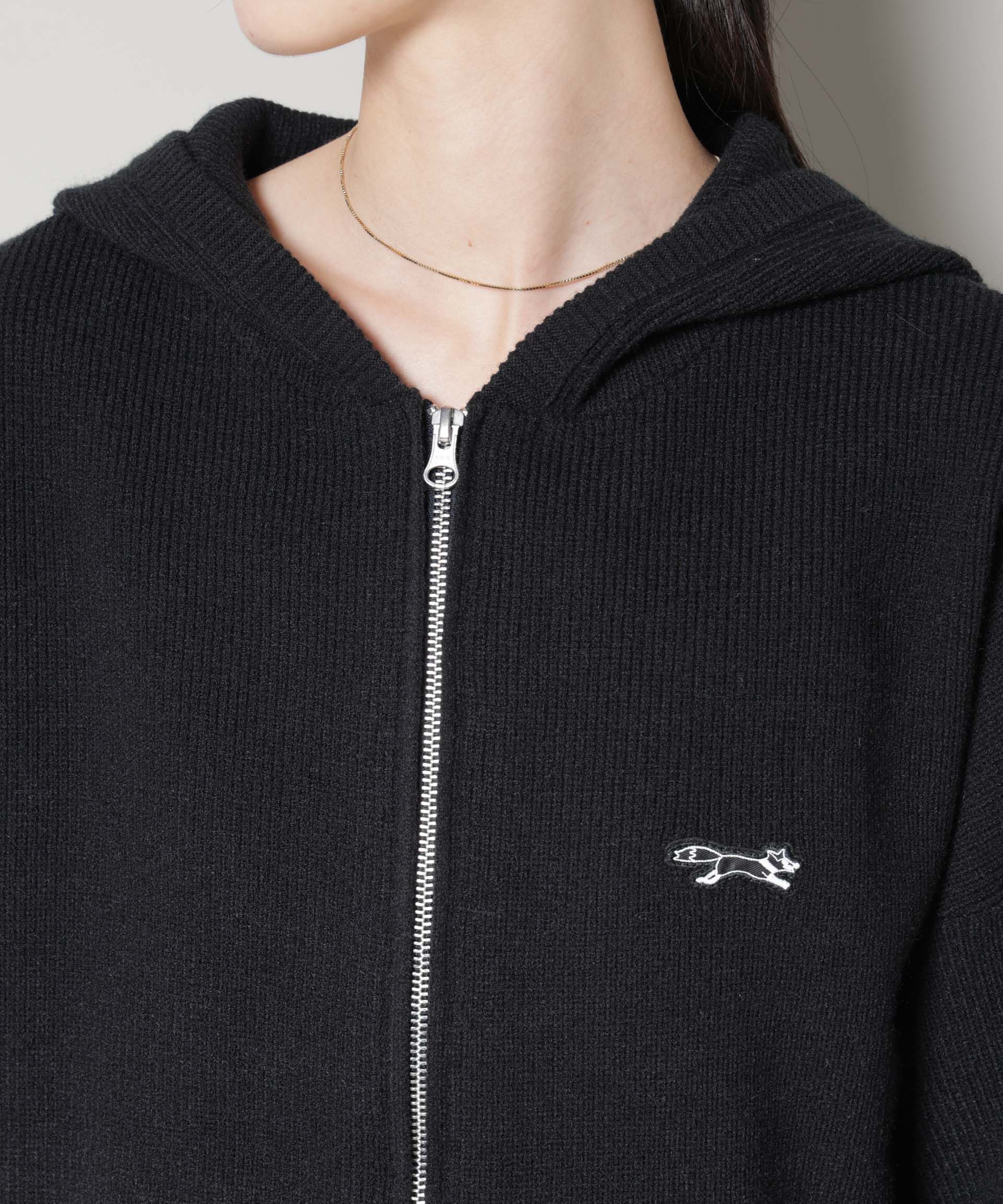 nano･universe「PENNEYS別注TheFOXニットフーディー」|ニット・セーター|