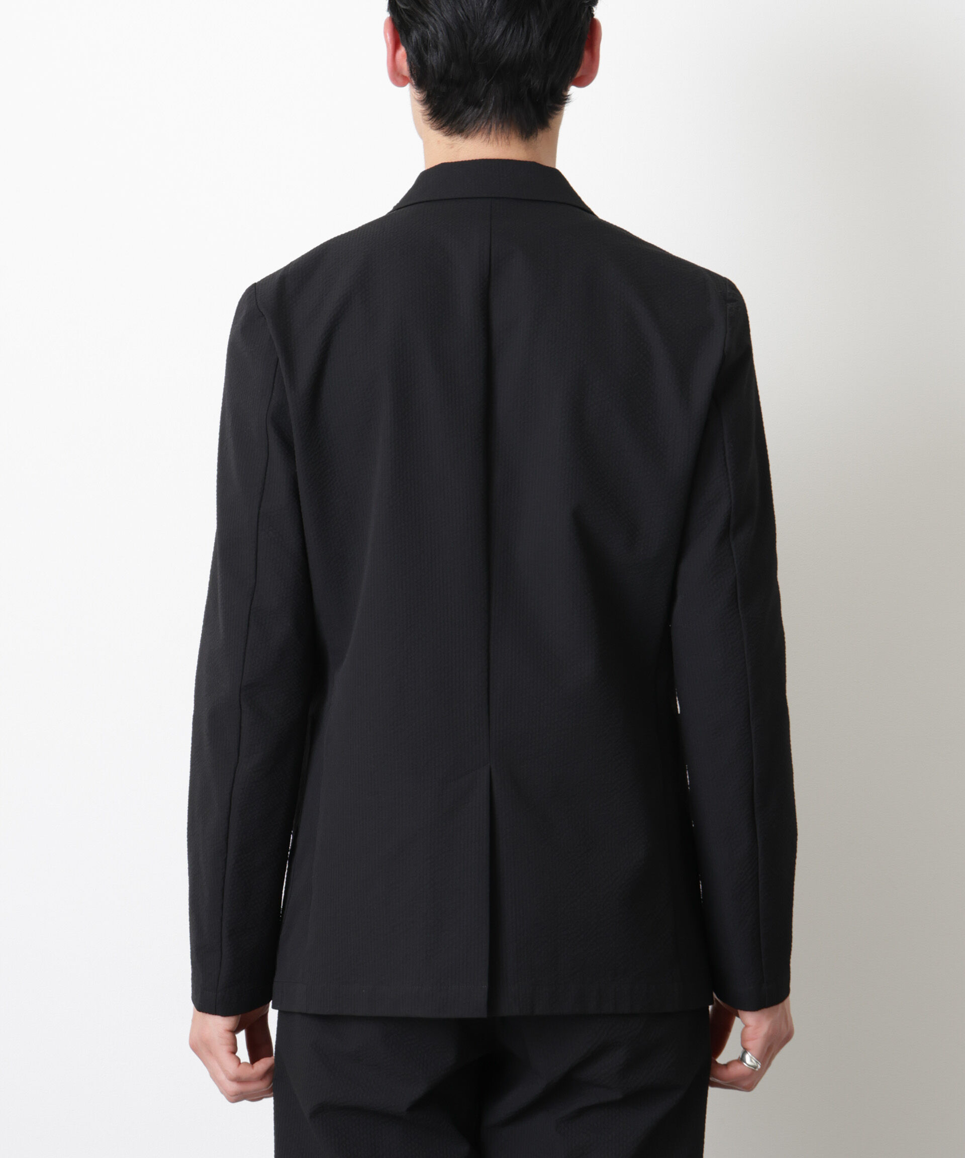 nano･universe「ストレッチサッカーセットアップ（洗濯機洗い可能）」|スーツ|