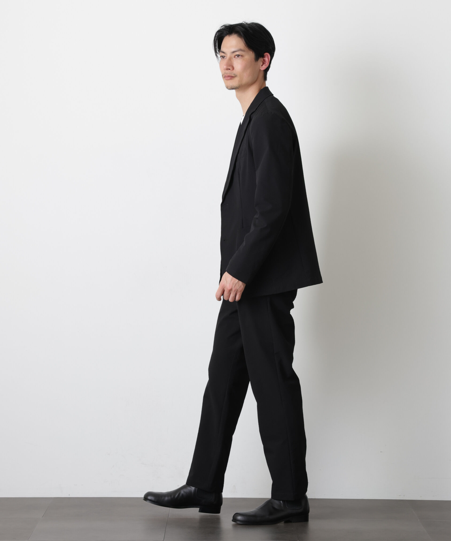 nano･universe「ストレッチサッカーセットアップ（洗濯機洗い可能）」|スーツ|