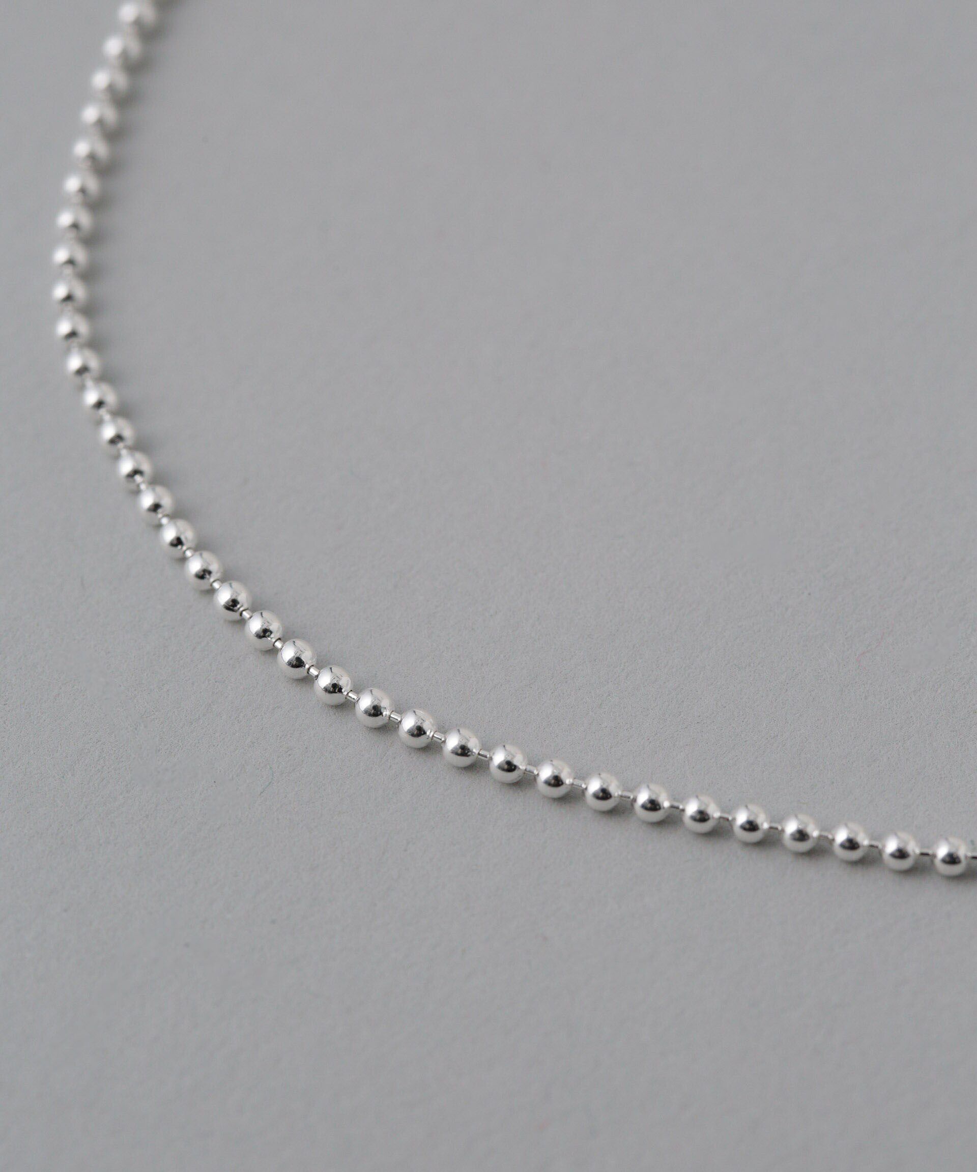 nano･universe「Mexican Jewelry/Silver Ball Chain Necklace」|ネックレス|