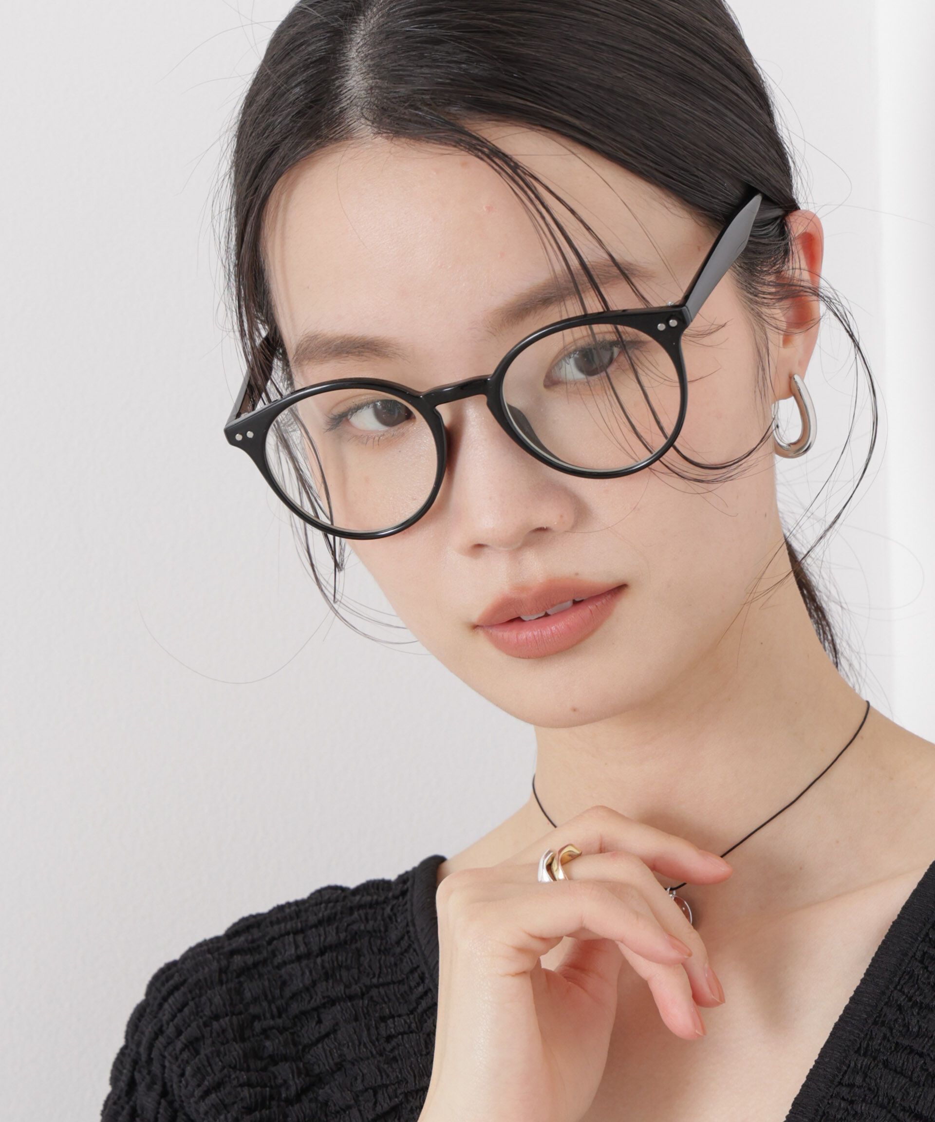 nano･universe「ボストン型サングラス」|メガネ|クリア3