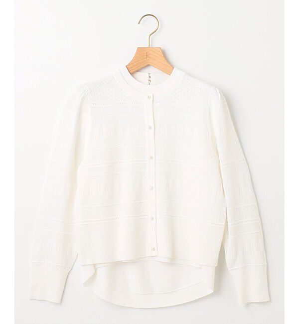 組曲「【2SET・WEB限定】編地ニット ツインセット」|カーディガン|