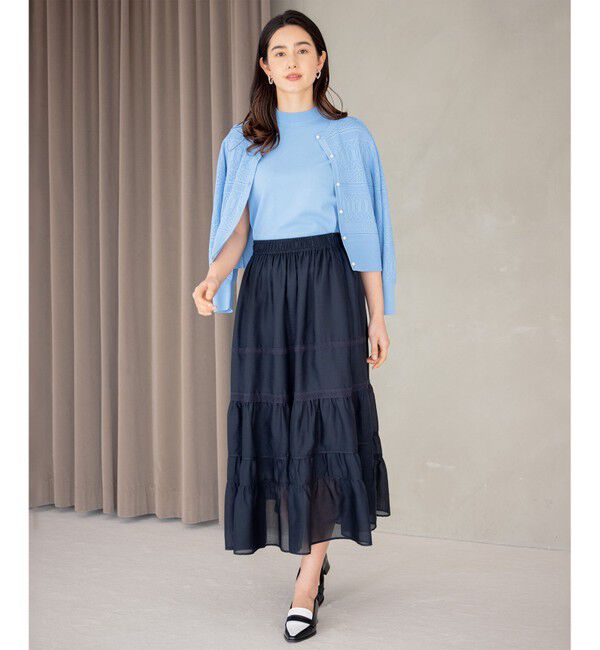 組曲「【2SET・WEB限定】編地ニット ツインセット」|カーディガン|