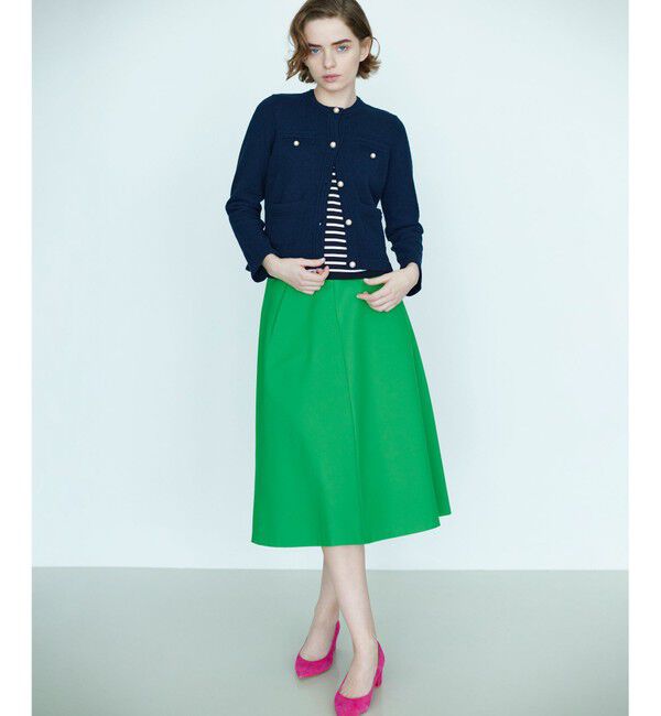 組曲「【ストレッチ・長袖】コットンフライス バスクTシャツ」|Tシャツ・カットソー|