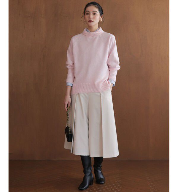 組曲「【加藤ローサさん着用】コットンタッチシャーティングボウタイ付き シャツ」|シャツ・ブラウス|