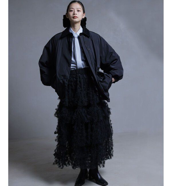 組曲「【加藤ローサさん着用】コットンタッチシャーティングボウタイ付き シャツ」|シャツ・ブラウス|