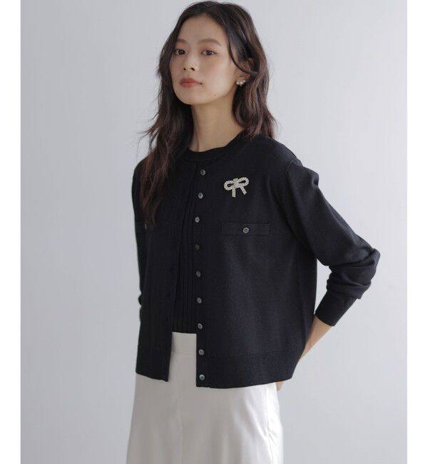 組曲「【ご好評につき追加販売 / 新色追加】ラメアンサンブル ニット」|カーディガン|