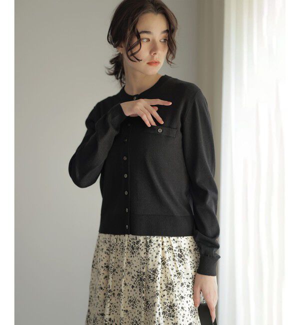 組曲「【ご好評につき追加販売 / 新色追加】ラメアンサンブル ニット」|カーディガン|