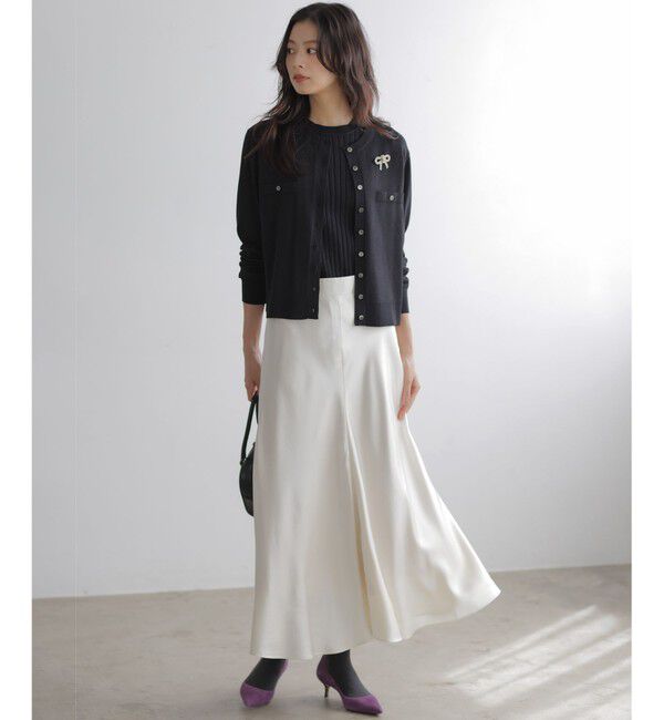 組曲「【ご好評につき追加販売 / 新色追加】ラメアンサンブル ニット」|カーディガン|