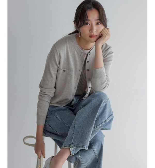 組曲「【ご好評につき追加販売 / 新色追加】ラメアンサンブル ニット」|カーディガン|