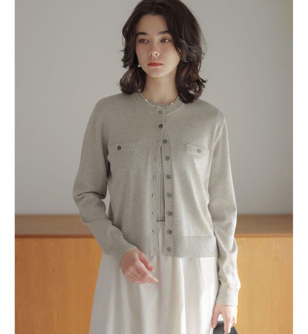 組曲「【ご好評につき追加販売 / 新色追加】ラメアンサンブル ニット」|カーディガン|