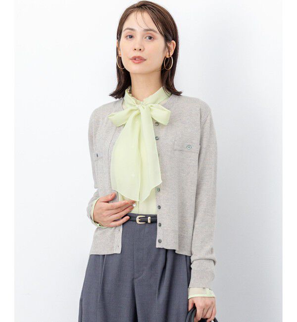 組曲「【ご好評につき追加販売 / 新色追加】ラメアンサンブル ニット」|カーディガン|