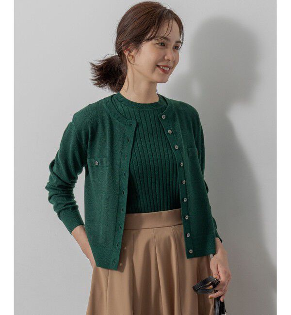 組曲「【ご好評につき追加販売 / 新色追加】ラメアンサンブル ニット」|カーディガン|