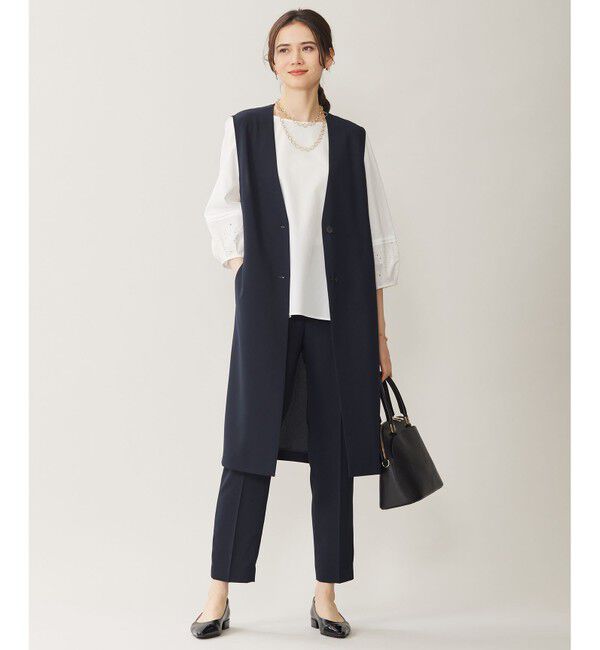 自由区「【セットアップ対応・UVカット・接触冷感・洗える】ライトストレッチテーパード パンツ」|その他|