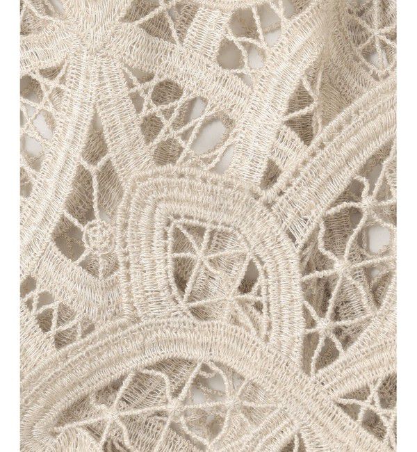 23区「【好評につき新色追加/汗じみ防止】エンブロイダリージャージー レースキャミソール付き カットソー」|Tシャツ・カットソー|