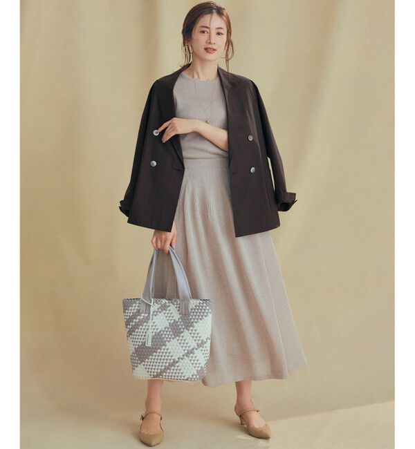 23区「【洗える】MANTECO ブライトワッシャー ジャケット」|テーラードジャケット|