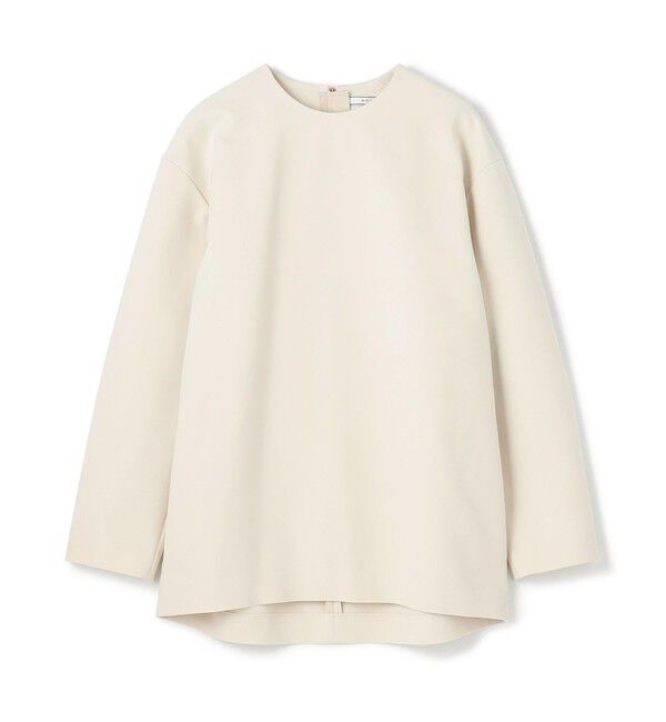 BEIGE,「【洗える】WINDSOR / クルーネックブラウス」|シャツ・ブラウス|Ecru