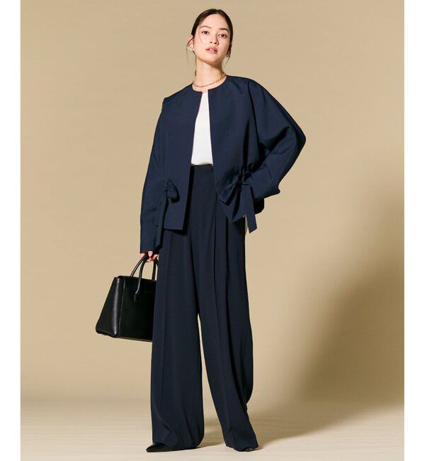 BEIGE,「PORDIC / ドロスト付きノーカラージャケット」|その他|