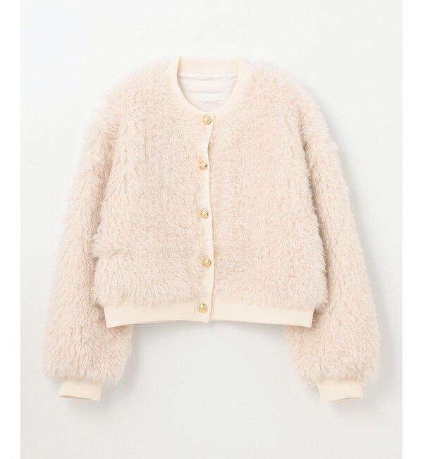 Diagram「フェイクファーニットカーディガン」|カーディガン|