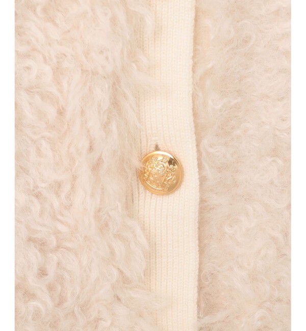 Diagram「フェイクファーニットカーディガン」|カーディガン|