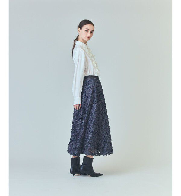 Grace Class「テープ刺繍レーススカート」|スカート|