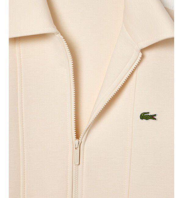 LACOSTE「ダブルフェイススウェットジップジャケット / ジップアップブルゾン」|ブルゾン・スタジャン|