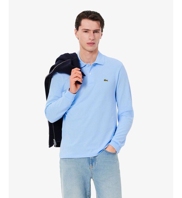LACOSTE「オリジナルフィット 長袖 ポロシャツ」|ポロシャツ|ライトブルー