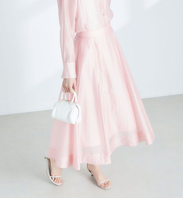 NOLLEY'S sophi「《セットアップ対応》シアーローンフレアスカート」|フレア|