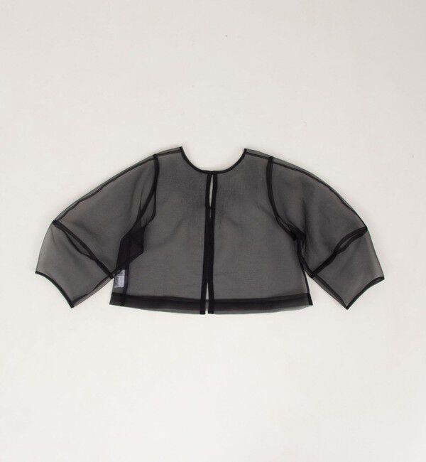 Rie Miller「ランタンスリーブシアー2WAYブラウス」|シャツ・ブラウス|