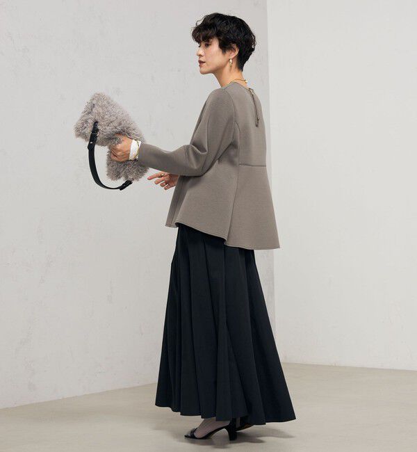 NOLLEY'S「ウォッシャブルエアボールフレアプルオーバーカットソー」|Tシャツ・カットソー|