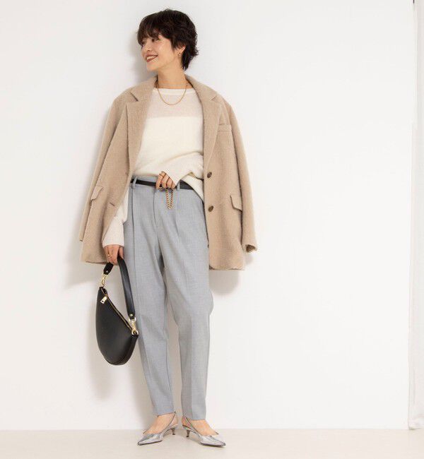 NOLLEY'S「ウォッシャブル裏起毛タックスリムパンツ」|その他|