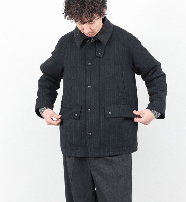 NOLLEY'S goodman「《ビジカジ対応》【TECHTWEED】【SORONA】中綿ユーティリティジャケット 25AW」|ブルゾン・スタジャン|