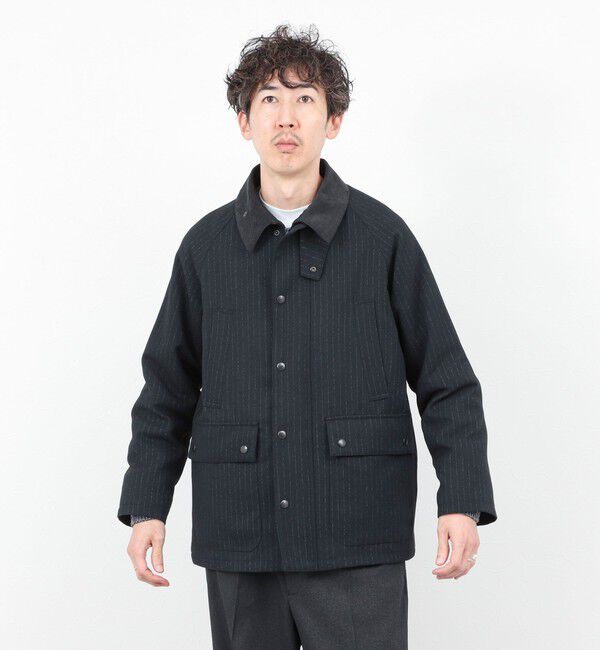 NOLLEY'S goodman「《ビジカジ対応》【TECHTWEED】【SORONA】中綿ユーティリティジャケット 25AW」|ブルゾン・スタジャン|