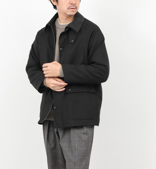 NOLLEY'S goodman「《ビジカジ対応》【TECHTWEED】【SORONA】中綿ユーティリティジャケット 25AW」|ブルゾン・スタジャン|