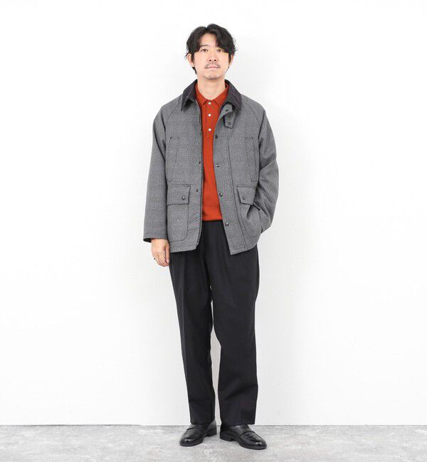 NOLLEY'S goodman「《ビジカジ対応》【TECHTWEED】【SORONA】中綿ユーティリティジャケット 25AW」|ブルゾン・スタジャン|