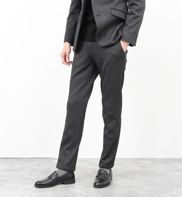 Stutostein「《ビジカジ/セットアップ対応》CORDURA 裏起毛ストレッチパンツ 25AW」|チノ|