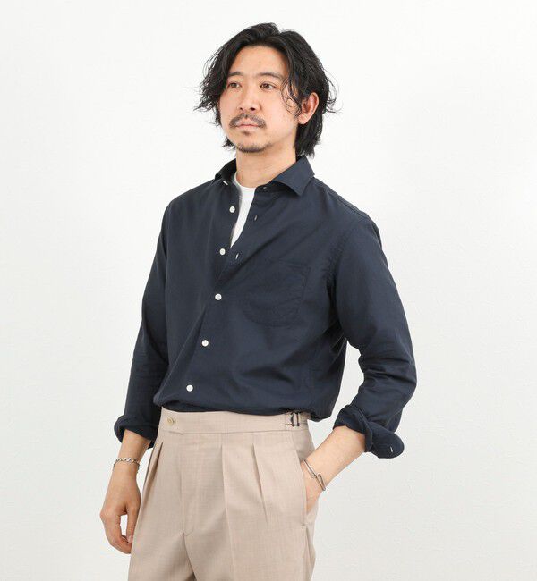 NOLLEY'S goodman「《ビジカジ対応》カッタウェイシャツ 26SS」|シャツ・ブラウス|