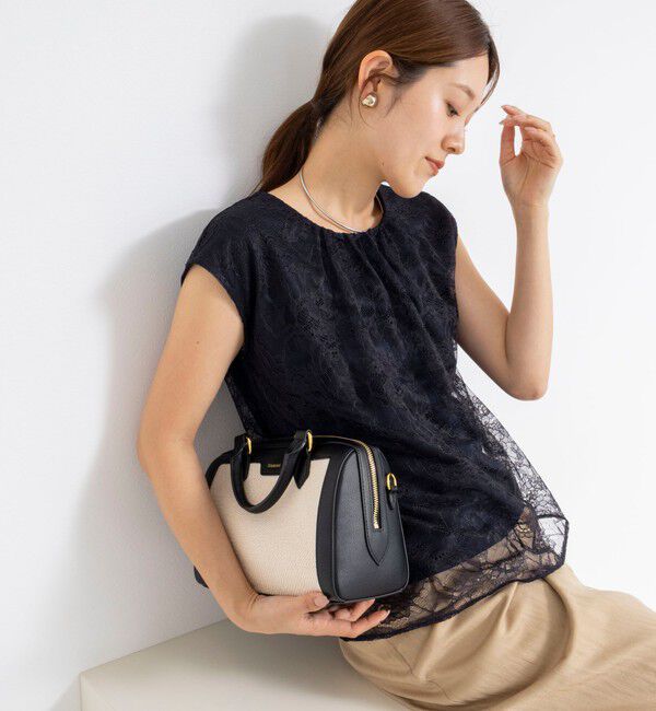 NOLLEY'S「ウォッシャブルレースレイヤードブラウス」|シャツ・ブラウス|