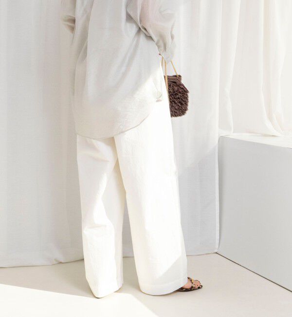 NOLLEY'S「【一部WEB限定サイズ】ウォッシャブル撥水ワイドラップパンツ」|その他|