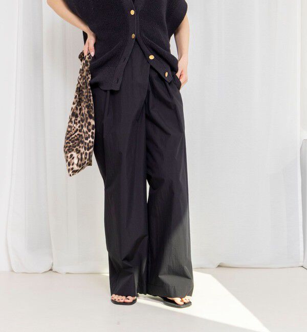 NOLLEY'S「【一部WEB限定サイズ】ウォッシャブル撥水ワイドラップパンツ」|その他|
