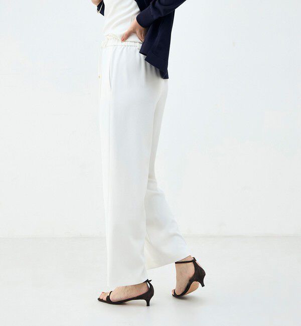 NOLLEY'S「《セットアップ対応》ウォッシャブルイージーツイルセミワイドパンツ」|その他|