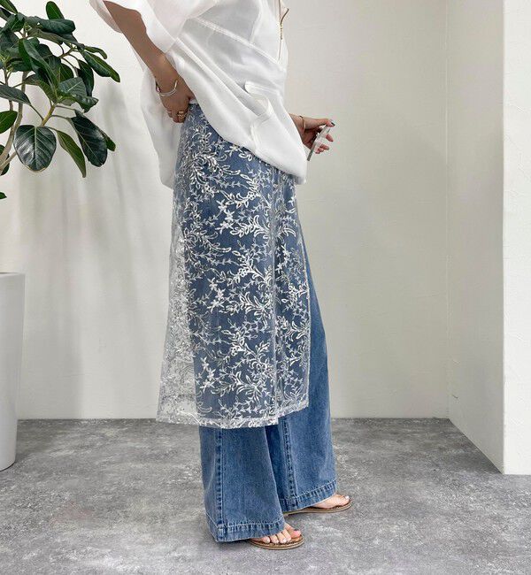 fredy emue「キラキラレイヤードラップスカート」|スカート|