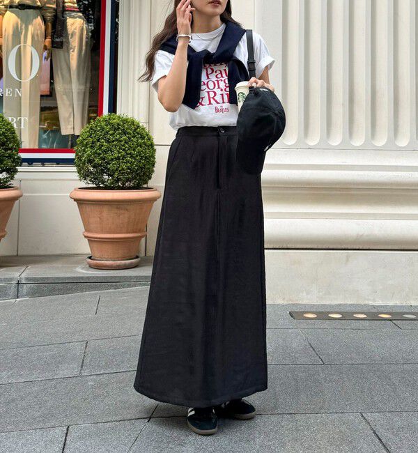 fredy emue「マルチファブリック タイトスカート」|スカート|