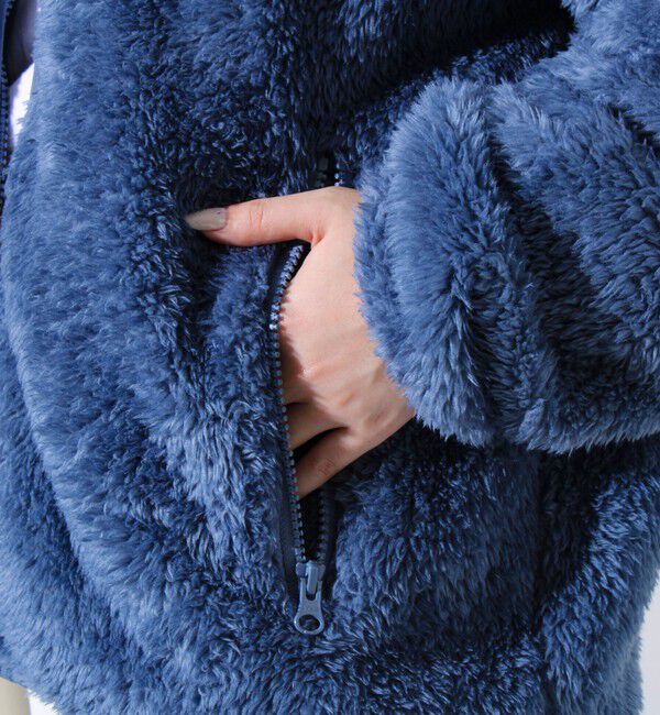 GLOSTER「【KELTY&times;GLOSTER】別注 シャギーフリース ジップカーディガン」|カーディガン|