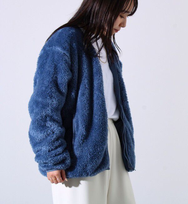 GLOSTER「【KELTY&times;GLOSTER】別注 シャギーフリース ジップカーディガン」|カーディガン|