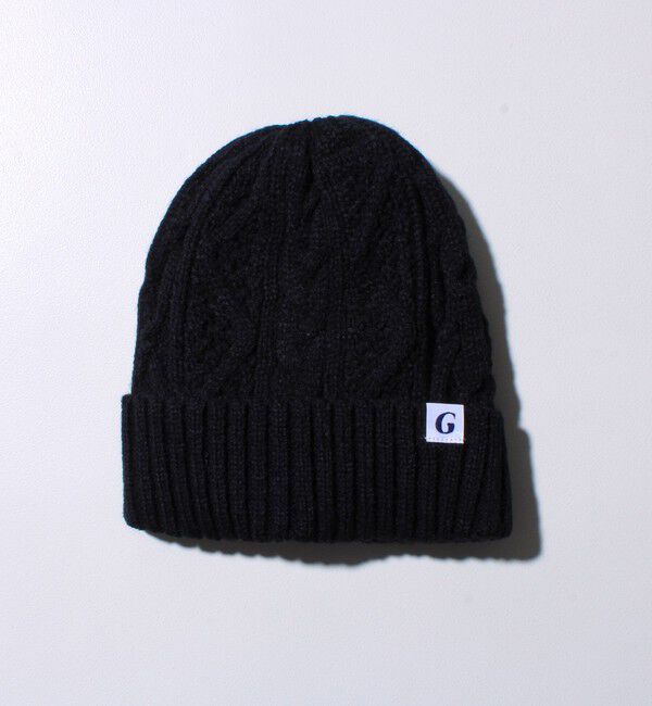 GLOSTER「【GLOSTER/グロスター】裏ボア ケーブルワッチ ニット帽」|ニット帽|
