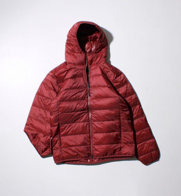 GLOSTER「【昨年ヒットの別注ダウンが新色追加で再登場！】GLOSTER別注 TAIONパッカブルフーディダウン」|ダウン|レンガ