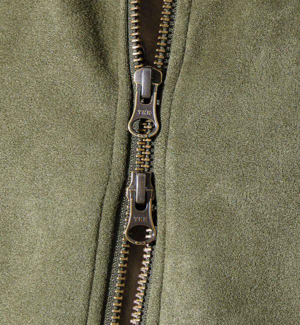 GLOSTER「【秋の新定番】フェイクスエードMA-1ジップブルゾン」|ブルゾン・スタジャン|