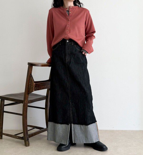 fredy emue「ポンチドット釦カーディガン」|カーディガン|